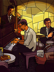 They shot the piano player